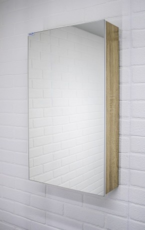 Шкаф-зеркало Мечта 40 Дуб сонома АЙСБЕРГ (DM2317HZ) в Асбесте - asbest.mebel-74.com | фото
