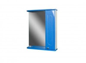 Шкаф-зеркало Радуга Синий металлик 50 ПРАВЫЙ АЙСБЕРГ (DA1128HZR) в Асбесте - asbest.mebel-74.com | фото