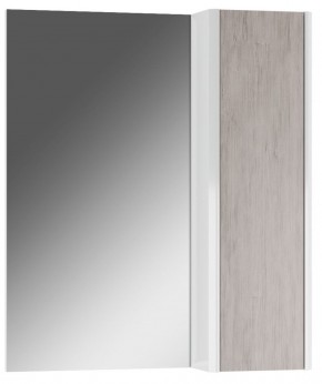 Шкаф-зеркало Uno 60 Дуб серый левый/правый Домино (DU1503HZ) в Асбесте - asbest.mebel-74.com | фото