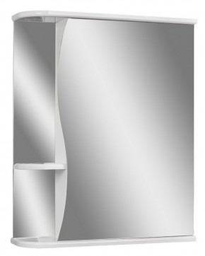 Шкаф-зеркало Волна 1-50 правый АЙСБЕРГ (DA1031HZ) в Асбесте - asbest.mebel-74.com | фото