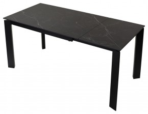 Стол CORNER 120 MATT BLACK MARBLE SOLID CERAMIC / BLACK, ®DISAUR в Асбесте - asbest.mebel-74.com | фото