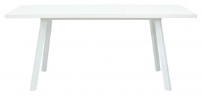 Стол ФИН 120 Белый, стекло/ Белый каркас М-City в Асбесте - asbest.mebel-74.com | фото