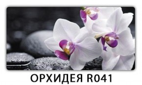 Стол раздвижной Паук с фотопечатью Орхидея R041 в Асбесте - asbest.mebel-74.com | фото