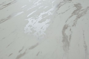 Стол RIETI 200 KL-99 Белый мрамор матовый, итальянская керамика / черный каркас, ®DISAUR в Асбесте - asbest.mebel-74.com | фото