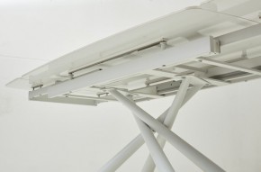 Стол RIVOLI 140 GLOSS LUXURY PANDORA SOLID CERAMIC / WHITE, ®DISAUR в Асбесте - asbest.mebel-74.com | фото