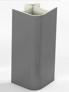Угловое соединение для цоколя 90 гр. h100 мм (Алюминий, Белый, Черный, Сонома) в Асбесте - asbest.mebel-74.com | фото