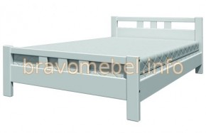 ВЕРОНИКА-2 Кровать из массива 900 (Белый античный) в Асбесте - asbest.mebel-74.com | фото