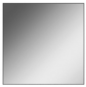 Зеркало Corsica 600х600 black без подсветки Sansa (SB1064Z) в Асбесте - asbest.mebel-74.com | фото