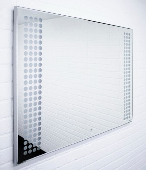 Зеркало Cosmo 100 alum с подсветкой Sansa (SC1004Z) в Асбесте - asbest.mebel-74.com | фото