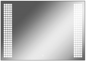 Зеркало Cosmo 100 black с подсветкой Sansa (SC1047Z) в Асбесте - asbest.mebel-74.com | фото