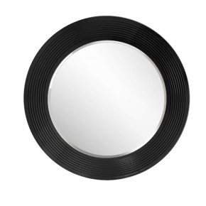 Зеркало круглое черный (РМ/02(S) в Асбесте - asbest.mebel-74.com | фото