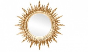 Зеркало круглое золото (1810(1) в Асбесте - asbest.mebel-74.com | фото