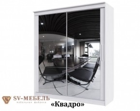 Зеркало «Квадро» (на одну створку) для Шкафа-купе №19 Серия 3 (1700) в Асбесте - asbest.mebel-74.com | фото