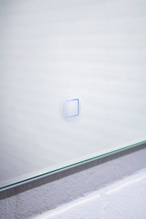 Зеркало Quadro 100 alum (линза) с подсветкой Sansa (SQL1030Z) в Асбесте - asbest.mebel-74.com | фото